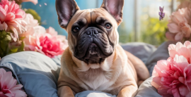 french-bulldog-resting-on-a-bed-