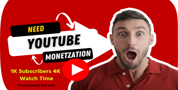Need Youtube Channel Monetization Organically Promote