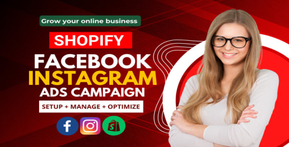 I will setup shopify facebook ads, instagram ads campaign, fb advertising, fb marketing
