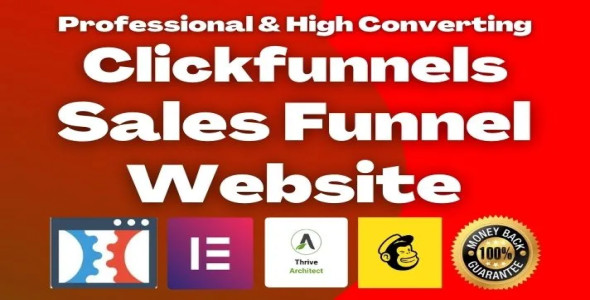 I will design clickfunnels sales funnel, clickfunnels landing page clickfunnels 2 0