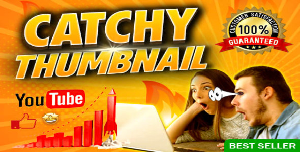 I will design eye catchy youtube thumbnail and banner in 1 hours