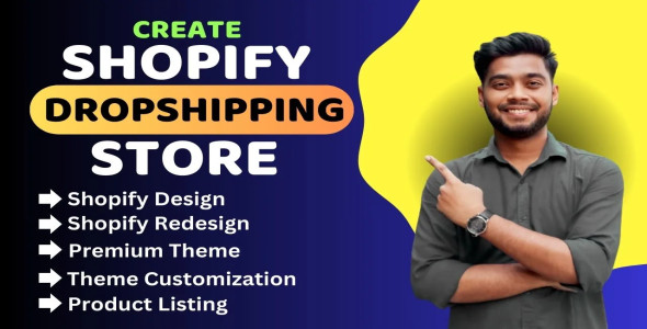 I will set up shopify dropshipping store and customize
