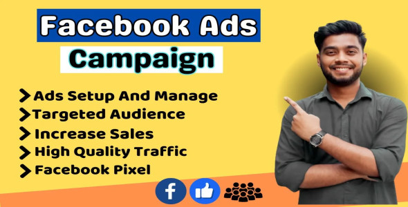 I will run facebook ads campaign for sales and leads