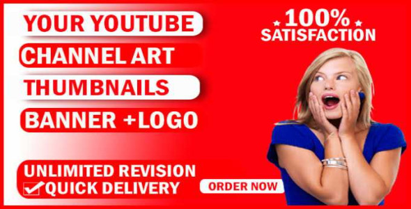 I will create and setup youtube channel with logo, banner, intro, and outer