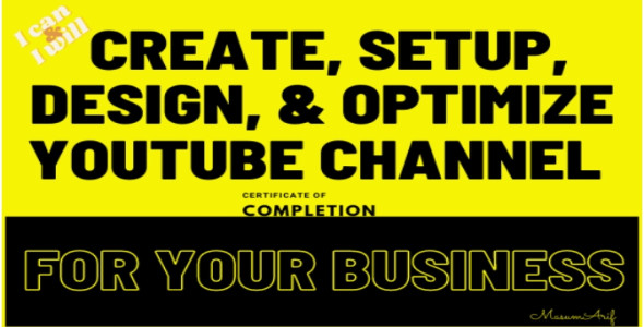 I will create and set up youtube channel with logo,banner,intro and outher