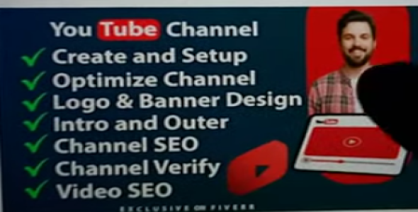 .I will create and setup youtube channel with logo, banner, intro, and outer F fizatahir7I will create and setup youtube channel with logo, banner, intro, and outer F fizatahir7