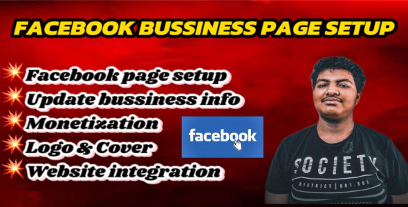 I will make a professional facebook bussiness page & setup