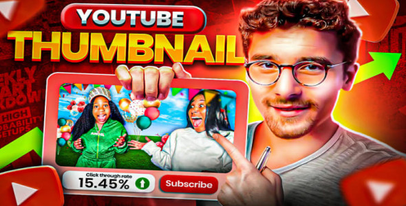 I will do amazing youtube thumbnail design with fast delivery