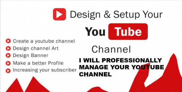 I will create and setup youtube channel with logo, banner, intro, outro