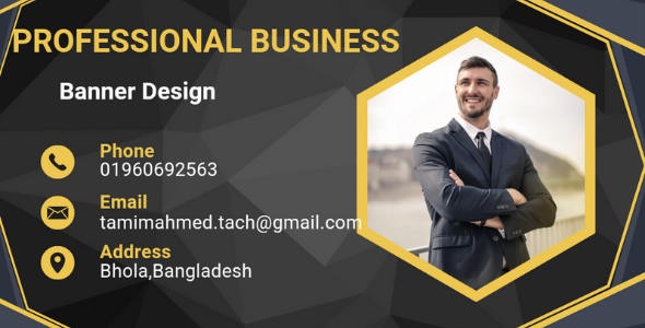 I will be professional business card design