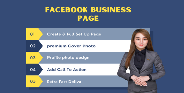 I will design and create facebook business page