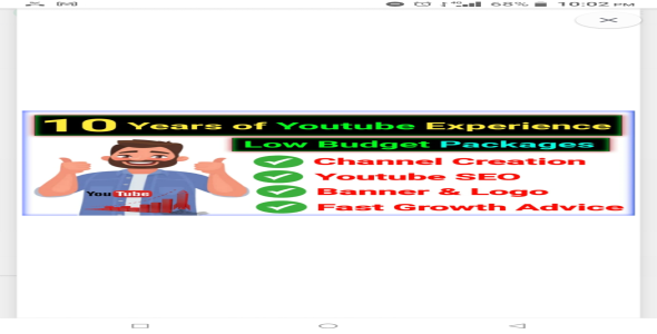 Basic Standard Premium Basic Channel Creation $10 Channel creation With Advance Setting and logo  2 Days Delivery Unlimited Revisions Continue Contact me /  Graphic I will create and setup youtube channel with logo and ban