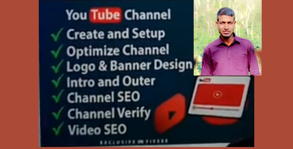 I will create and set up your youtube channel and SEO optimize it