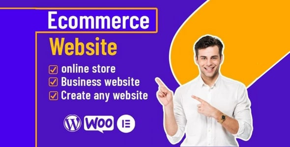 I will build a ecommerce website with wordpress woocommerce