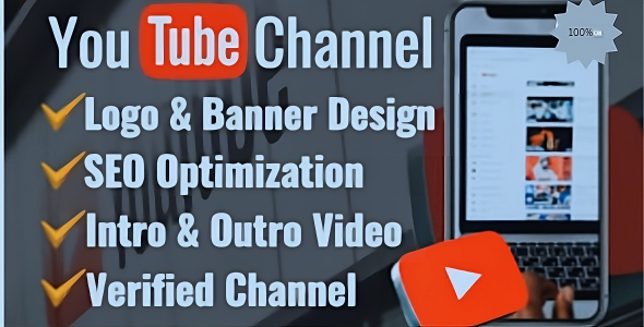 I will create and set up your youtube channel and SEO optimize it