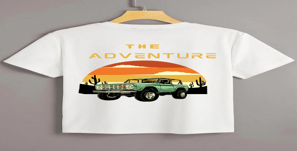 I will make retro vintage t shirt design and illustration