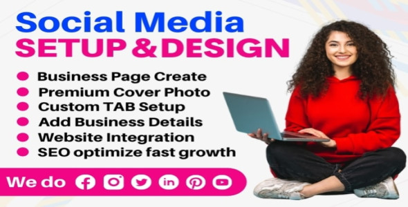 I will setup facebook business page, instagram, youtube and all social media accounts