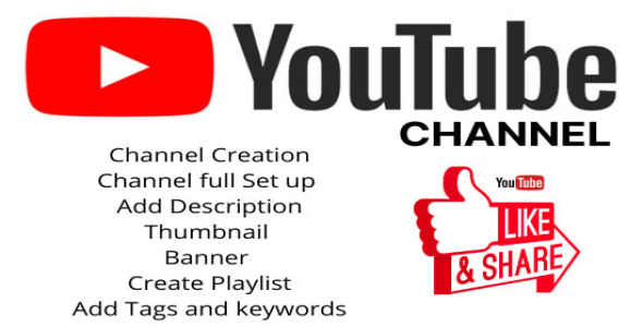 Create YouTube channel and setup full support