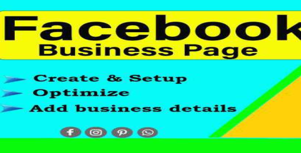 I will create and setup a professional facebook business page