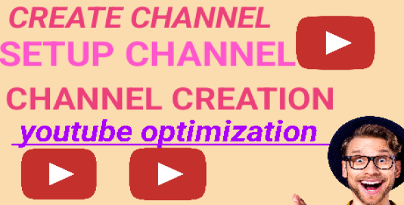 I will create and setup youtube channel with logo, banner, and SEO