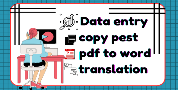 Excel data entry, copy paste, and any type of data entry