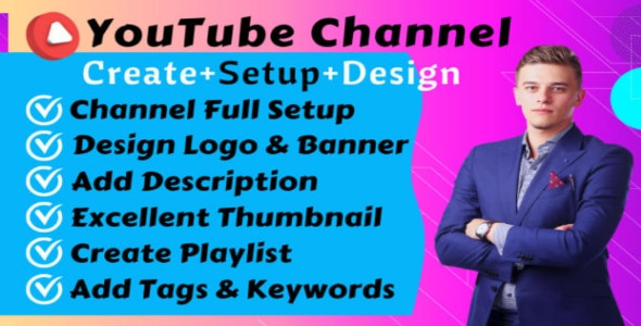 I will create and setup your new youtube channel