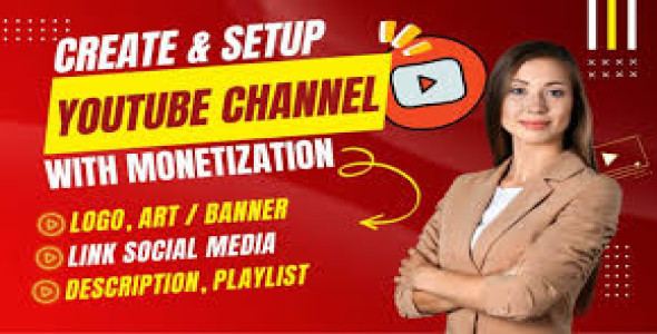 I will create, setup and design youtube channel professionally