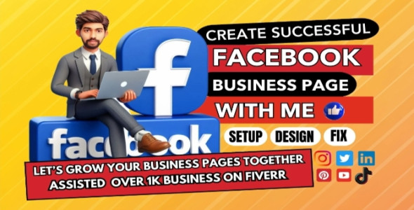 I will create, fix, setup, promote and optimise facebook business page