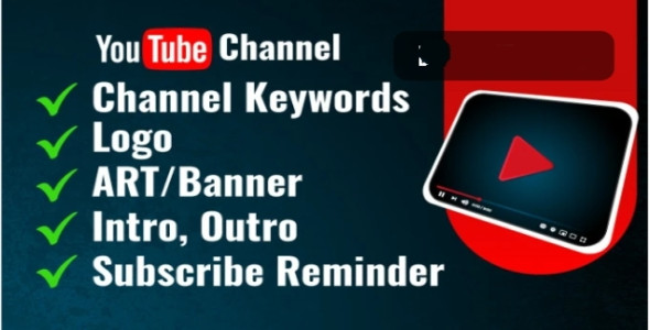 I will create, setup and optimize youtube channel, with logo and banner