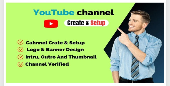 I will create and setup youtube channel and channel SEO