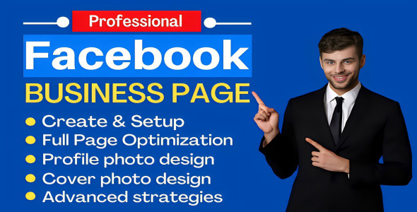 I will setup and optimize your facebook business page