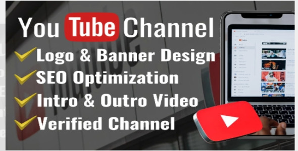 I will create, setup and optimize youtube channel, with logo and banner