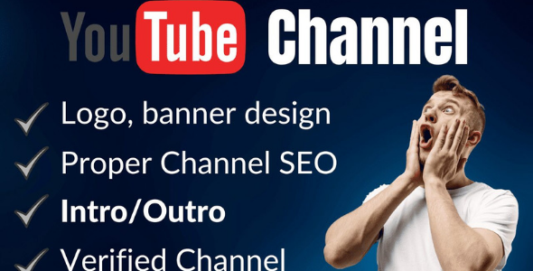 Expert YouTube Channel Creation and Optimization Services | Logo, SEO, Full Setup