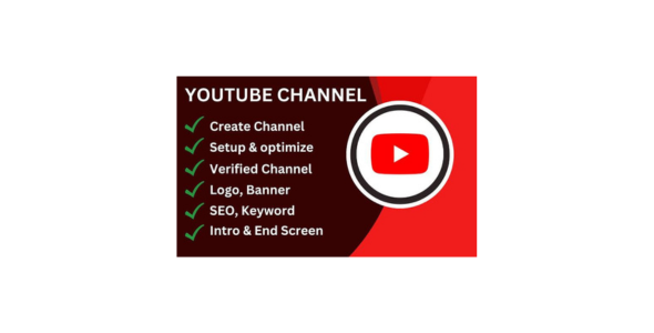 I will create and setup youtube channel with logo, banner, intro, outro