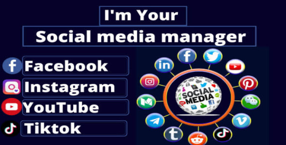 I will be your social media marketing manager