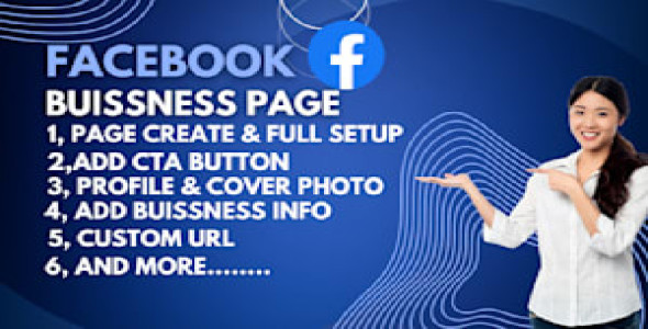 I will create, fix and optimise facebook business page, or fan page