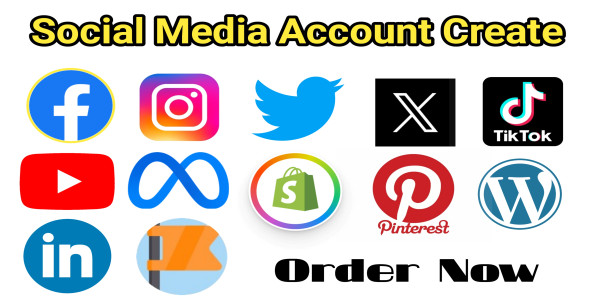 Professional Social Media Account Create and full setup