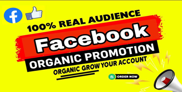 I will do organic facebook page promotion for monetization
