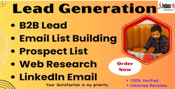 I will provide B2B lead generation, linkedln and web research