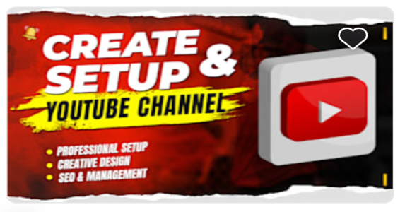 I will do youtube channel create, account setup and optimization with keywords and SEO