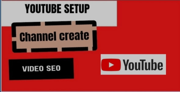 I will be your youtube manager with channel create and setup