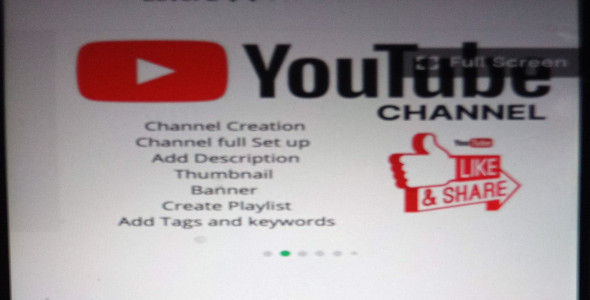 I will create and setup YouTube channel with logo, tag and banner