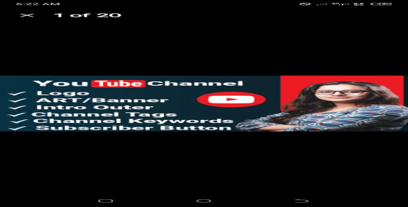 I will create and setup youtube channel with logo,banner, intru,outer