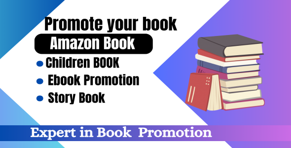 I will do amazon book, ebook and kindle book promotion