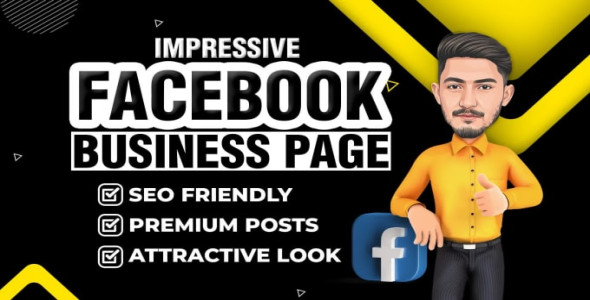 I will create, setup and design professional facebook business page