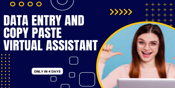 Data entry and copy paste virtual assistant