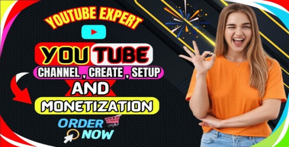 I will do create and setup best youtube channel with full monetize