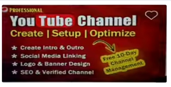 Create Channel, Define Description, Basic Logo,+ Intro + Outro + social media linking + Optimization + complete Channel SEO +Expert+ Excel +Word +Data Entry