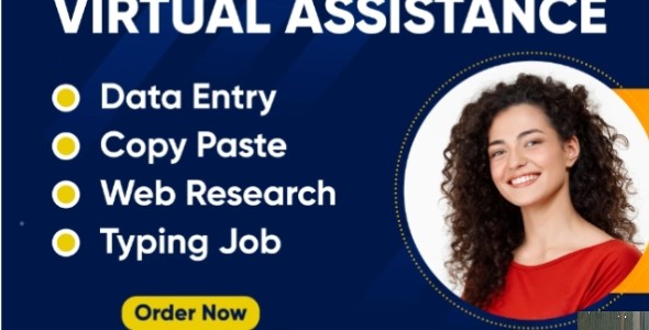 I will be your virtual assistant for data entry, web research, typing and copy paste n naz_nahid