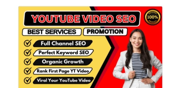 I will do best youtube video SEO expert optimization and channel growth manager